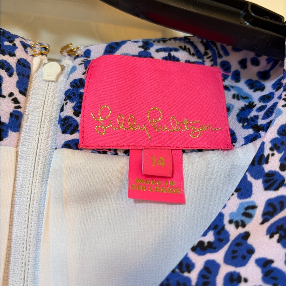Lilly Pulitzer Blue Animal Print Romper - Picture 2 of 4